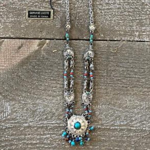 Genuine Lucite Necklace - Picture 2 of 3